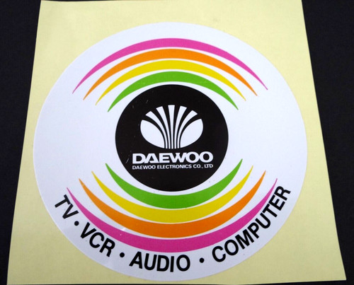 Adesivo pubblicitario daewoo - adesivo,