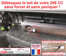 Cordelette tablette Peugeot 206 CC Ph 1 + notice installation et Peugeot 8446H0