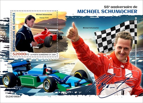 Francobolli michael schumacher - michael,