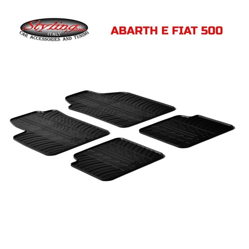 Tappeti gomma fiat - gomma, 500c-abarth