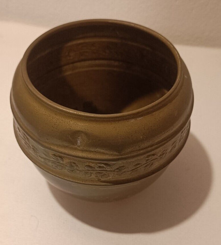 Cachepot portavaso in ottone - portavaso,
