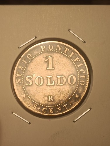 Stato pontificio soldo 1867 - 1,