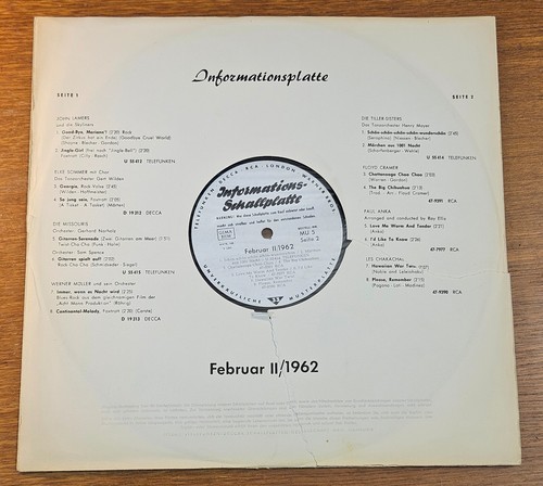 Teldec informationsplatte - teldec,