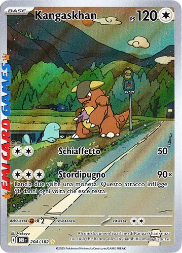 Kangaskhan 204 182 dri ita - -,
