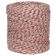 Spago 100% ramiè bianco - rosso titolo 2/4 - 100 gr