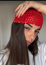 Crochet Mesh Skull Cap Mesh