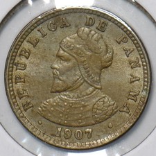 Panama 1907 1/2 Centesimo
