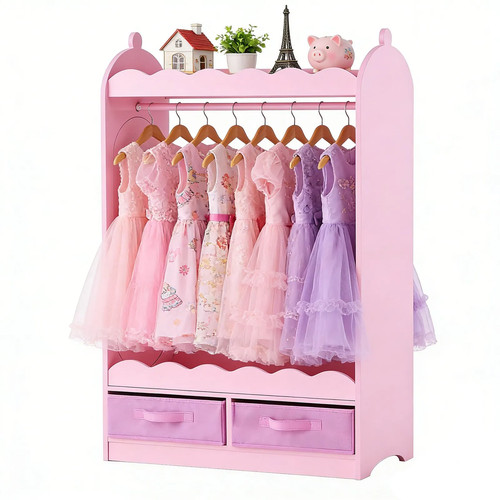 Armadio bambini rosa con - armadio,