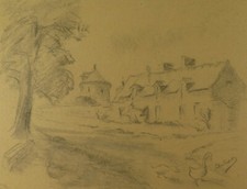 Veduta una casa campagna - veduta, di