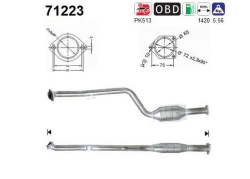 125 170 catalizzatore - 125, cv