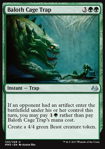 Mtg baloth cage trap - mtg,