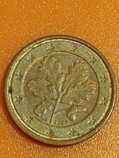 1 Euro Cent 2002 A con Foglia Di Quercia Rara