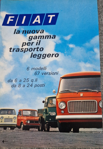 1969 pieghevole fiat - 1969, la