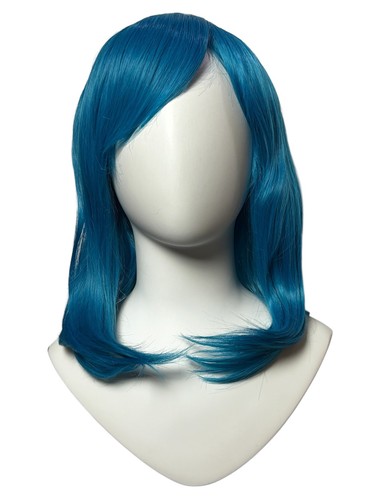 Parrucca cosplay blu turchese