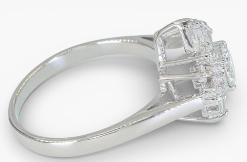 Anello oro bianco con - anello, 14