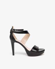 SANDALO DONNA NERO GIARDINI