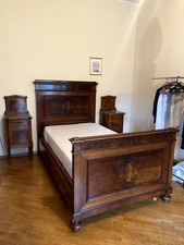 OFFERTA! SET COMPLETO CAMERA DA LETTO IN NOCE E MARMO, stile antico