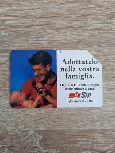 Scheda carta telefonica rara - scheda,