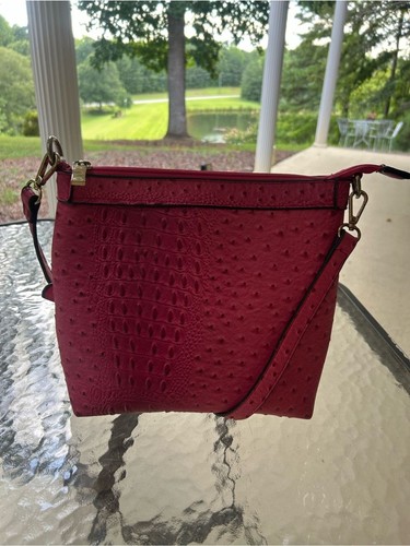 Borsa tracolla fucsia finto - borsa, a
