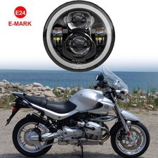 Faro proiettore led moto 7" getto hi-lo per bmw r1150 r1200 r Nine T