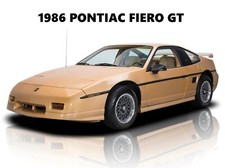 1986 Pontiac Fiero GT Metal