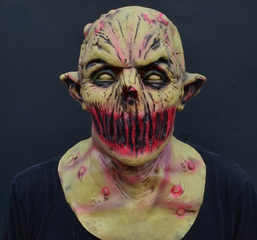 Maschera zombie halloween - maschera,