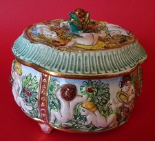 ANTICA SCATOLA IN CERAMICA