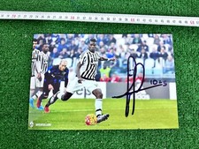 FOTO PICTURE PHOTO JUVENTUS POGBA AUTOGRAFATA SIGNED NO MAGLIA MATCH WORN