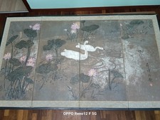 Paravento Cinese Cigni Arte