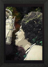 ARETHA FRANKLIN poster arte da