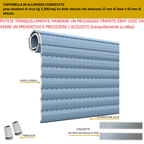 Tapparella alluminio su - alluminio,