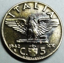 Italia 5 Centesimi 1942 - Re