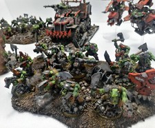 WARHAMMER 40000 SPACE ORK ORCS ARMY MASTER PAINTED ESERCITO 40K  