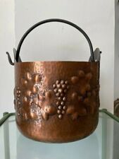 Secchio in rame con incisione