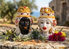 Coppia teste di moro piccola