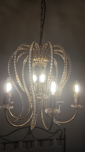 Lampadario ottone e - lampadario, in