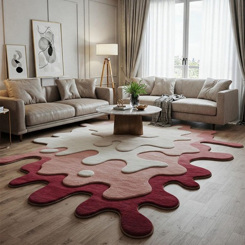 Tappeto moderno astratto forma