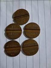 5 gettoni telefonici rari anni