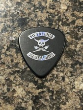Metallica Plettro Chitarra Amagansett Hamptons Raro Nero M72 SKULL N CROSS BONES