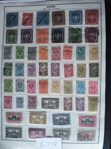 Francobolli austria esteri pre - francobolli,