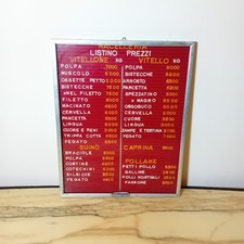 Tabella Listino Prezzi