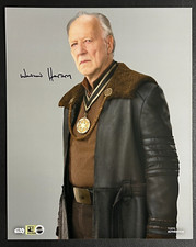 Fotografia firmata Werner Herzog 8x10 TOPPS CERT. Attore televisivo "Il Mandaloriano" WOW!