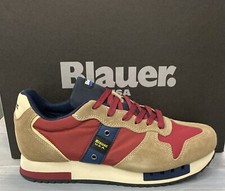 BLAUER Men's Shoe Red/Beige