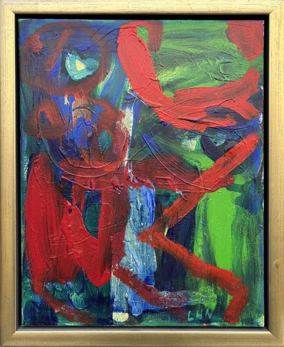 Quadro olio composizione - a,