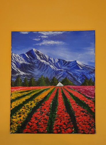 Quadro dipinto mano tela - quadro, a
