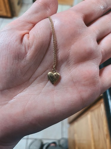 Collana medaglione cuore