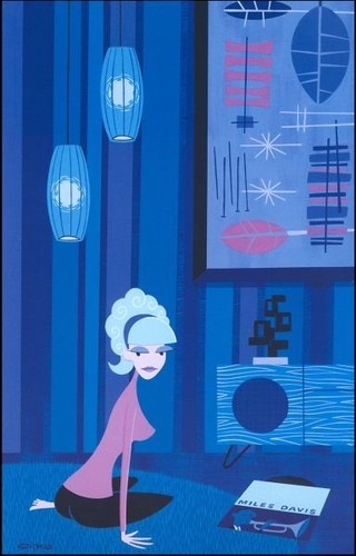 Shag art blue miles 03 - "blue, miles"