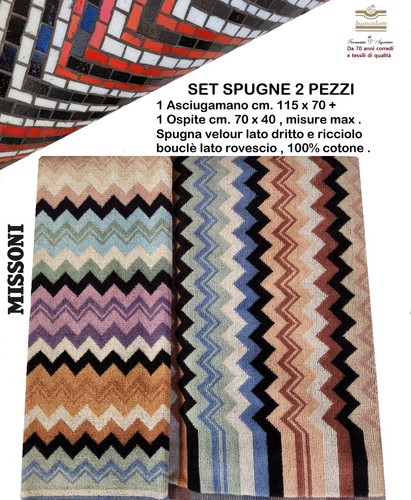 Asciugamani missoni set - asciugamani,