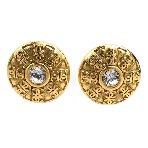 Orecchini con clip logo chanel - orecchini,