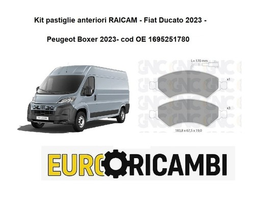 Kit pastiglie anteriori cifam - kit,